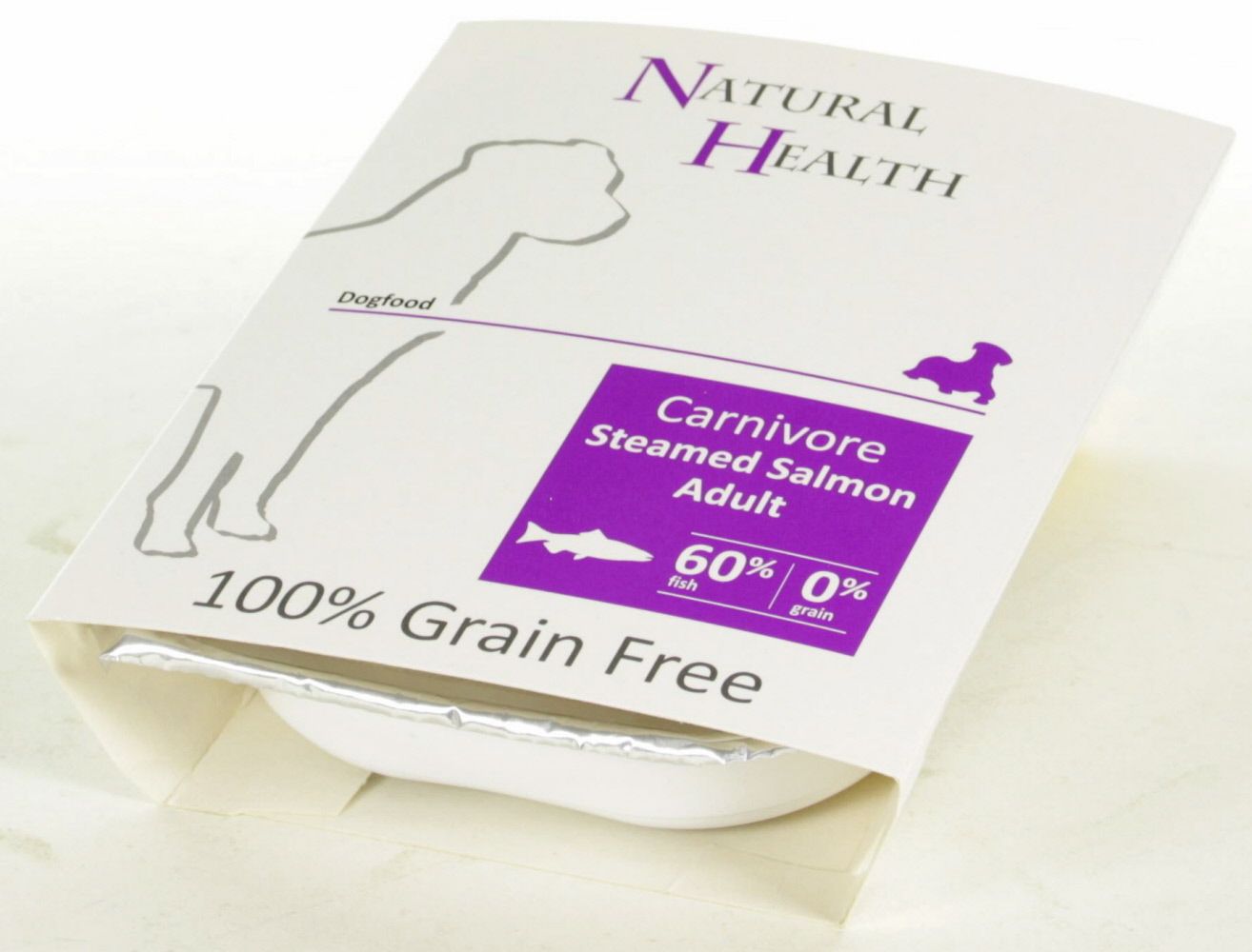 Natural Health Dog Steamed Carnivore Salmon Graanvrij Hondenvoer