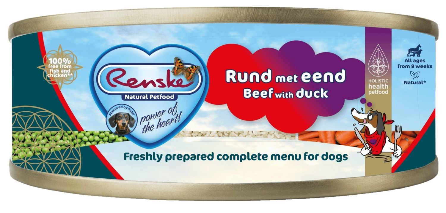 Renske Vers Bereid Rund&Eend Hondenvoer