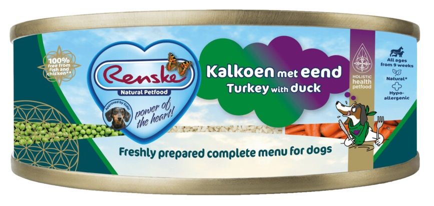 Renske Vers Bereid Kalkoen&Eend Hondenvoer