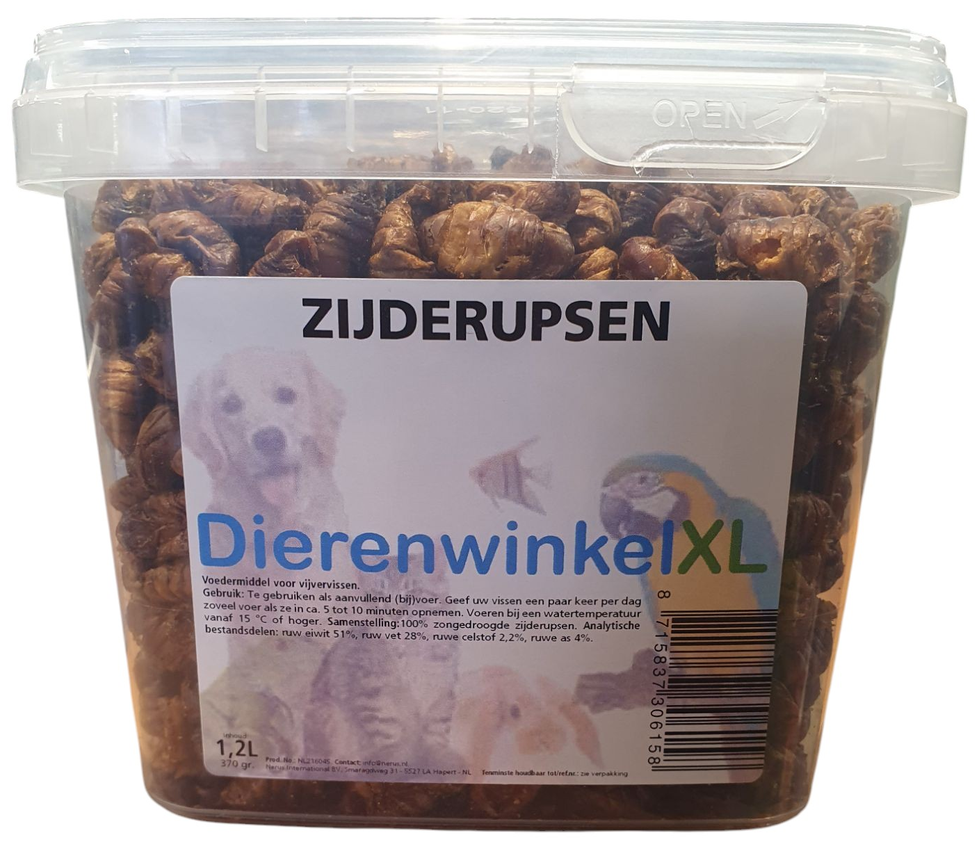 Dwxl Zijderupsen Visvoer
