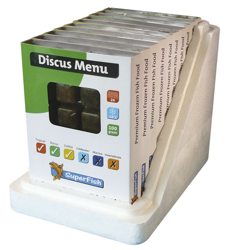 Superfish Diepvries Discus Menu 100gr Visvoer