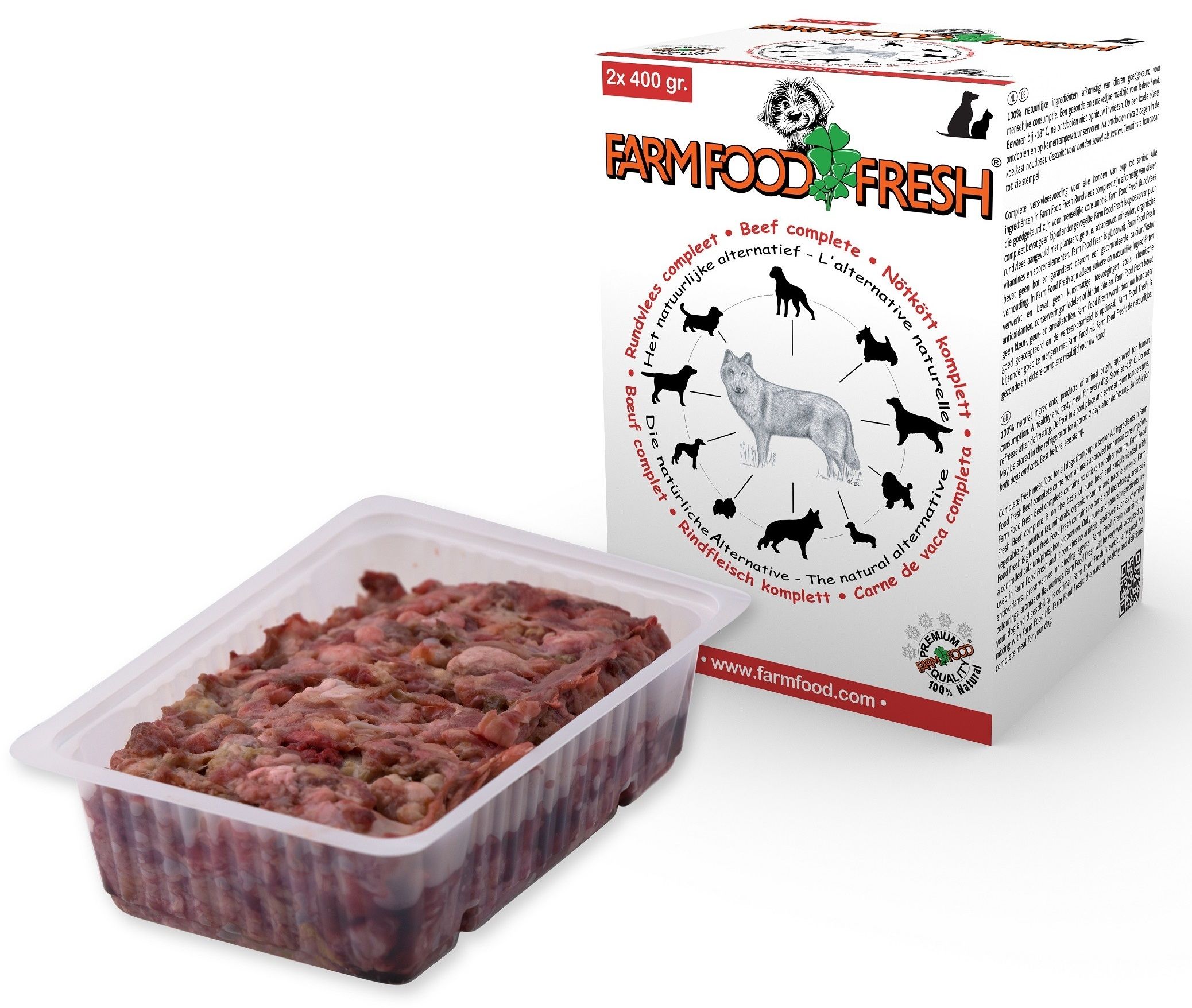 Farm Food Fresh Rundvlees Compleet Hondenvoer