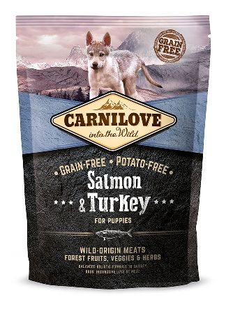 Carnilove Zalm En Kalkoen Pup Hondenvoer